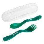 Seturi pentru hrănire bebelușilor Akuku A0074 Набор ложка и вилка Green