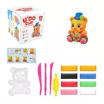 Set de creație Strateg 57328 U'DO Clay, Ursulet (8buc x 15g)