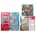 Картина по номерам Strateg 57332 Mozaic cu diamante 30x30cm Culori vitralii