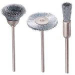 Set de tubulare, bite, duze Wolfcraft Set de mini-perii din sarma de otel inoxidabil 2747000