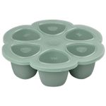 Container alimentare Beaba B914001 Recipient ermetic silicon multiportii 6x150 ml Sage Green