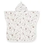 Accesoriu pentru baie Sensillo 50031 Poncho din muselină Iepurași Alb