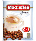 MacCoffee 2в1 без сахара (10пак в упаковке)