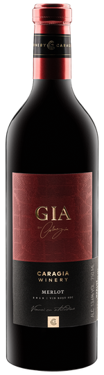 Вино Caragia Winery Мерло, красное сухое, 2019, 0.75Л