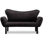 Canapea Trendy Chatto Negru, 65x70x140cm
