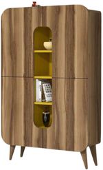 Комод Trendy Al meu-Nuc, Galben 93x144x31cm, multifunctionala (GTR006623)