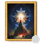 Картина по номерам Art Gallery GA84778 Mozaic cu diamante 40x50cm Steaua fantastica