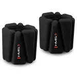 Утяжелители для рук и ног HMS SNK01 2x0.5kg, iron+silicone, 28cm (17-47-324) Black