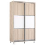 Шкаф Mobildor-Lux Aron-S 1.0m-1.8m uși glisante din PAL orizontal (140x60x200H cm) Sonoma