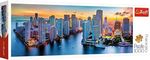 Puzzle Trefl 29027T Miami noaptea, Panorama, 1000elem