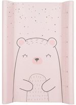 Accesoriu pentru înfășat Kikka Boo 31108060033 Saltea de infasat tare Bear with me Pink, 80x50 cm