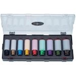 Set de tubulare, bite, duze Force K4099 Set de chei tubulare pentru jante de 1/2