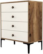 Комод Trendy Lizbon 540-Nuc, Crem 76x90x40cm (GTR001660)