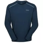 Îmbrăcăminte sport Rab Tricou barbati Force LS Tee Tempest Blue M (QBL-07-TMB-MED)