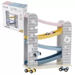 Машина Viga 44013 Pistă auto din lemn cu tobogan și mașini