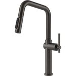 Bateria bucătărie Gessi 60852-707 Habito Black Metal Brushed PVD