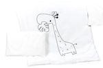 Lenjerie de pat pentru copii PernaMea Set lenjerie 3 piese Panda turcoaz (PM.100468/1)