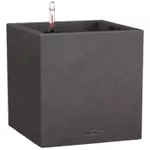 Цветочный горшок Lechuza Canto Stone 30 Low, Graphite Black