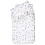 Lenjerie de pat pentru copii Jollein 003-005-67056 Set Huse de plapuma si perna Dreamy Mouse, 100x140 cm