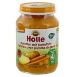 Piure de morcov și cartofi Holle (4 luni+), 190g