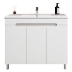 Dulap pentru lavoar Bayro Etna Duo под умыв. Argo 1000 белый мат