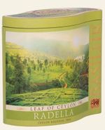 Ceai verde  Basilur Leaf of Ceylon  RADELLA, cutie metalică, 100 g