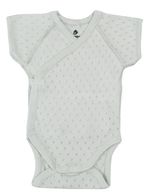 Haine pentru copii Minikin 25100556 Ажурный листик Боди р-р56, серый светлый, унисекс