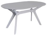 Стол Evelin di Costacurta Raffles Oval White, 1500x900x750 (нераскладной)