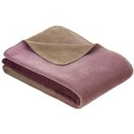 Домашний текстиль Ibena 1250/500 Jacquard Decke Toronto Violet/brown