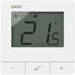 Termostat de cameră ENGO Controls E25-230W prin internet ZigBee/Wireless, white
