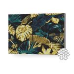 Tablou pe numere Art Gallery XQB74349 Mozaic cu diamante Frunze aurii 30x40cm