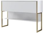 Masă Trendy Luxe, AurAlb, 120x80x30cm (GTR005830)