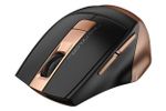 Wireless Mouse A4Tech FG35, Optical, 1000-2000 dpi, 6 buttons, Ergonomic, 1xAA, Black/Bronze, USB