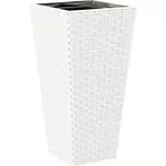 Цветочный горшок Form Plastic 3910-011 Rattana Slim 75 cm, alb