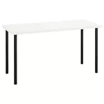 Офисный стол Ikea Lagkapten/Adils 140x60 White/Black