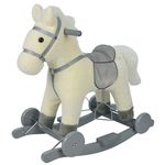 Leagăn pentru bebeluși Chipolino RHWL02403WHITE Лошадка-качалка