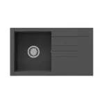 Chiuvetă bucătărie SanDonna Arona 760 Negru Metalic