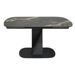 Masă Deco Novara 1400-2000x850x760 (HT2592-GN) Black (HY-271)