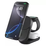 Încărcător wireless Belkin WIZ037KQBK 25w Qi2 3-IN-1 Foldable Charger, Black