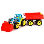 Mașină Technok Toys 3688 Jucarie tractor cu remorca si caus 6K 2fel