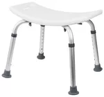 Сиденье для ванной и душа Bisk 07639 Scaun dreptunghiular PRO alb