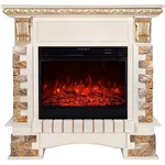 Камин электрический ArtFlame Topaz maxi & Mirabella, 1136x1328x356 mm, Vanilla /Cappuccino