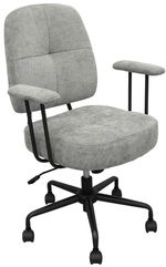 Fotoliu de birou Deco Pablo Grey Black