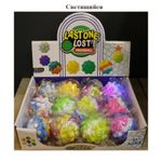Мячик-антистресс светящийся d=6 см Popit 224-109 (2713)