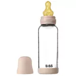 Поильник BIBS 5020244 Biberon din sticla anticolici Blush cu tetina din latex 3+ luni, 240ml