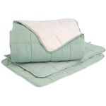 Комплект подушек и одеял Promstore 54950 Othello Egeo Life 220x240cm + 2 fete de perna, verde, 792gr