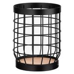 Посуда прочая Ardesto AR0925B Midori 12х12х15.5см, металл, дерево, черный