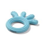 Грызунок cиликоновый Babyono Octopus Blue