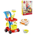 Игрушечная кухня и посуда Essa HJ611F Набор для уборки с тележкой и щеткой