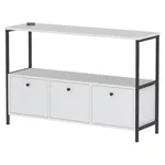 Raft de birou Bofigo Dressuar, 122x36x80 cm, Alb (29-03-01)